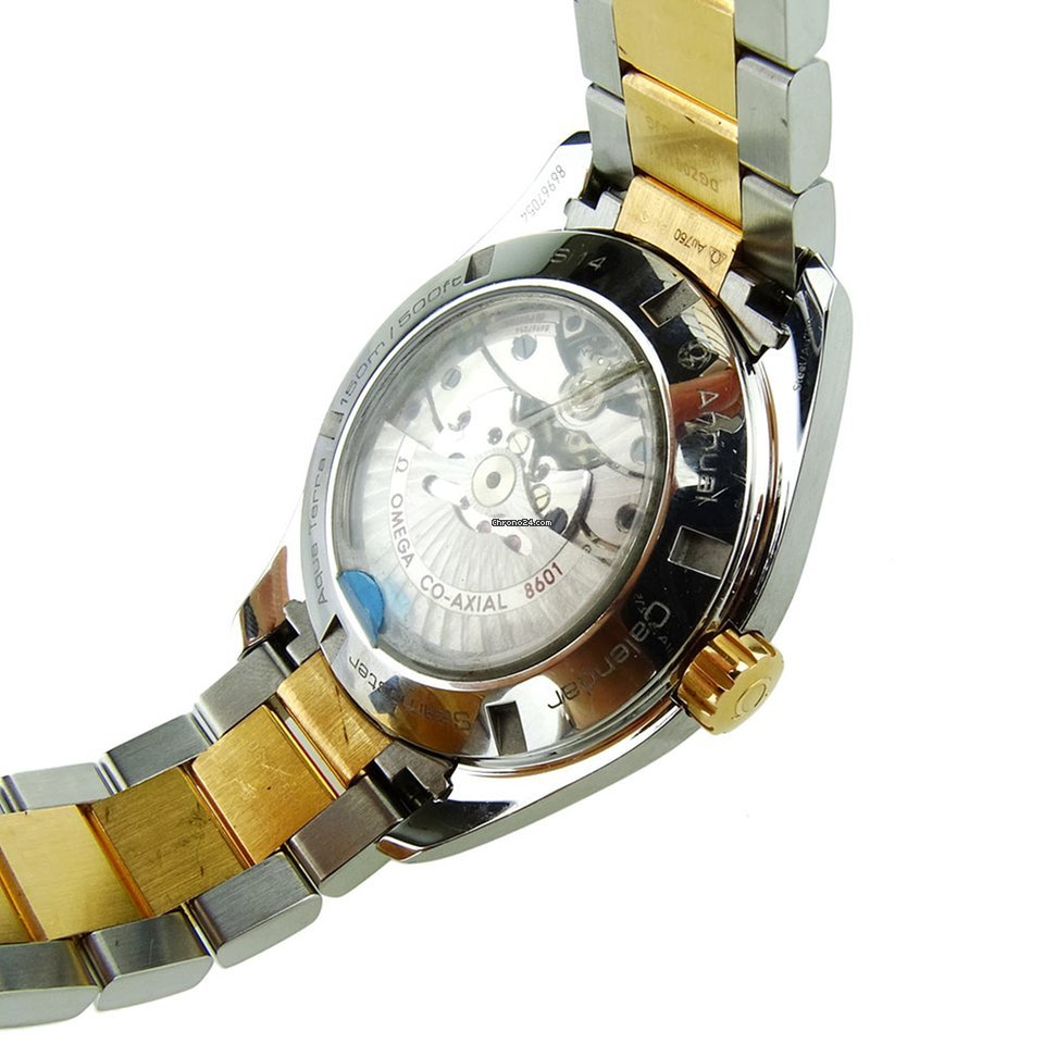 IMG_9081 Omega Seamaster Aqua Terra Mens watch Unisex Automatic Gold Steel 231.20.43.22.46.002 Replica 8