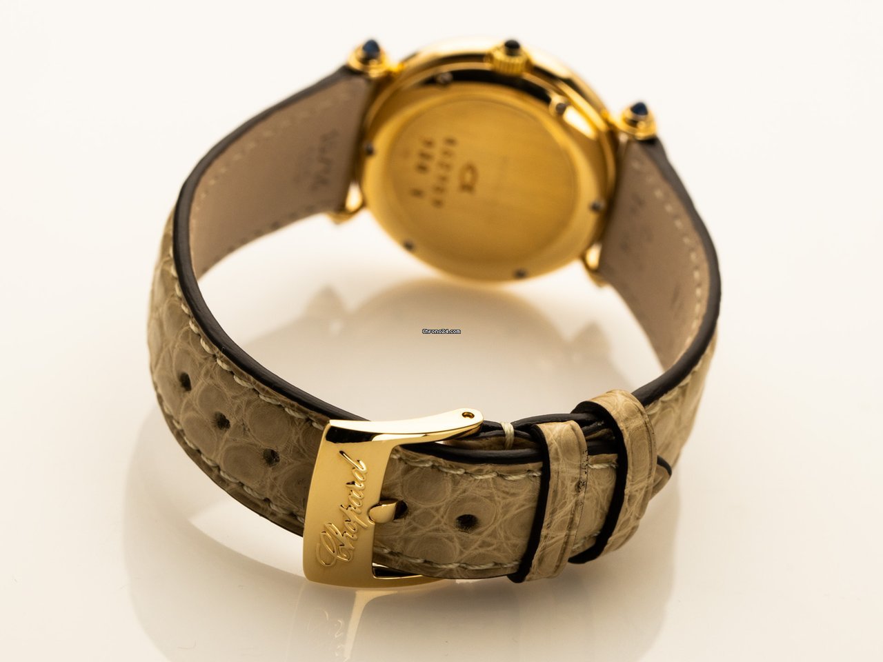 IMG_9081 Chopard Classic Womens watch Quartz Yellow gold 13 6129-23 Replica 8