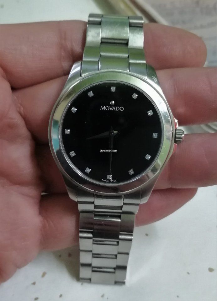 Movado Masino Mens watch Unisex Quartz Steel 0607202 Replica 8