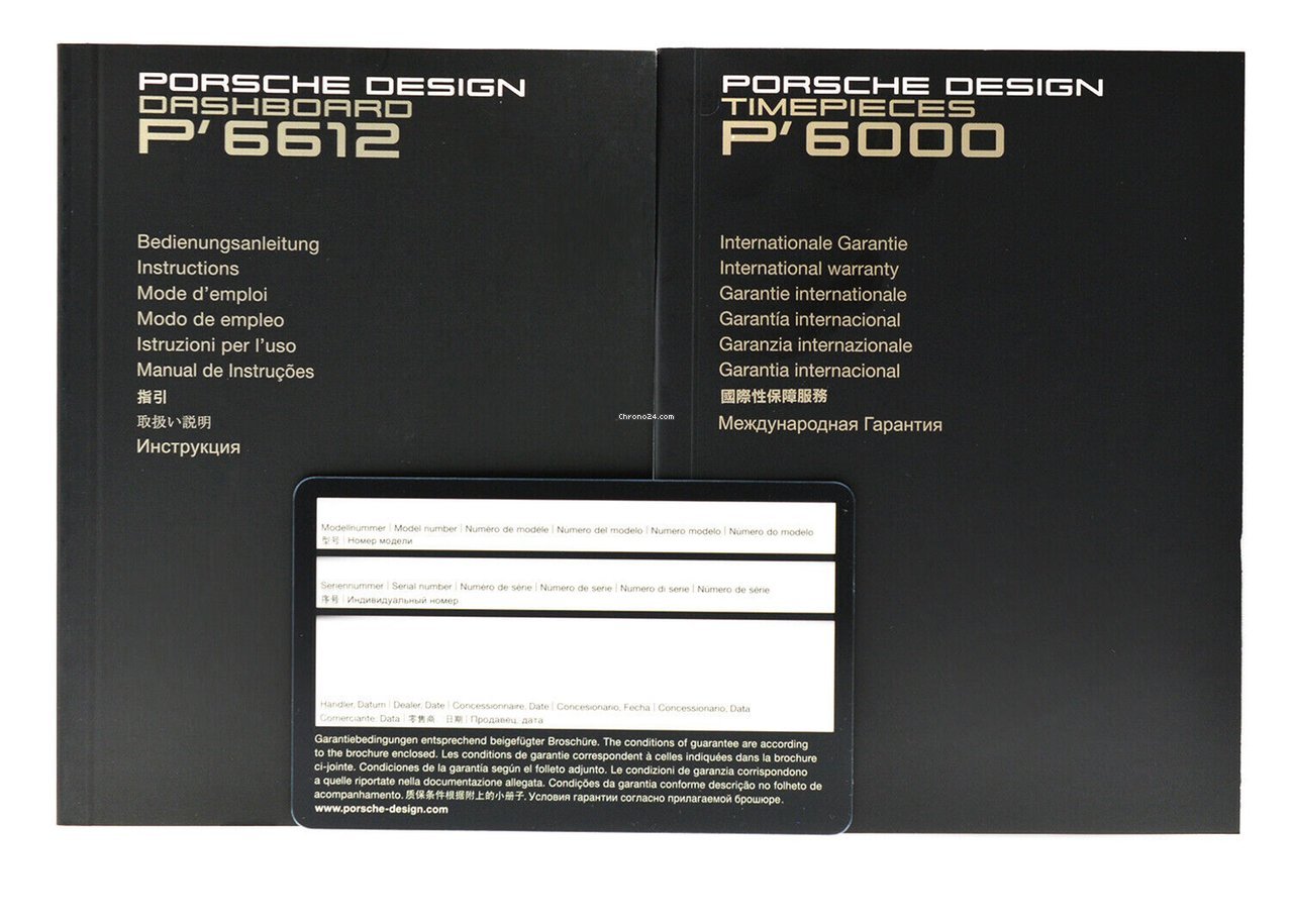 Porsche Design Dashboard Mens watch Unisex Automatic Titanium P6612 6612.17.56.1139 Replica 8