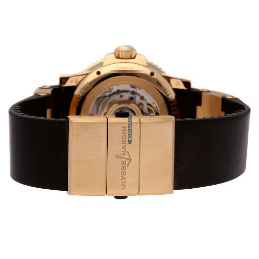 Ulysse Nardin Maxi Marine Diver Mens watch Unisex Manual winding Rose gold 266.33.3A.925 Replica 8