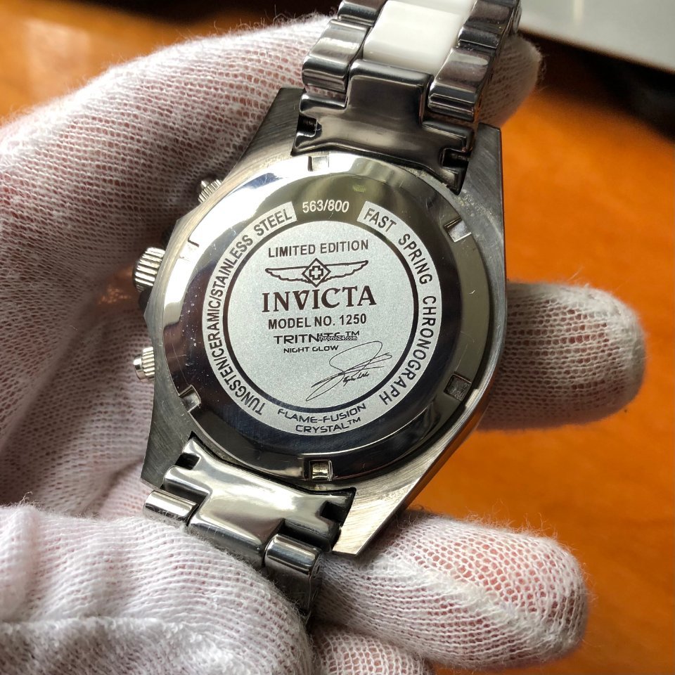 IMG_9081 Invicta Mens watch Unisex Quartz Tungsten 1250 Replica 8
