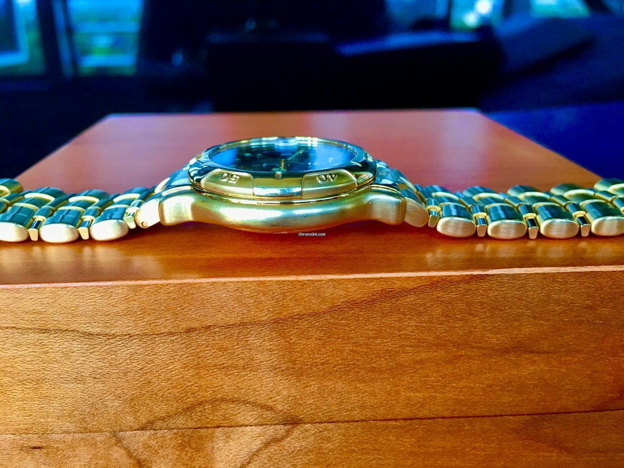 IMG_9081 TAG Heuer 6000 Mens watch Unisex Automatic Yellow gold 3606 Replica 8