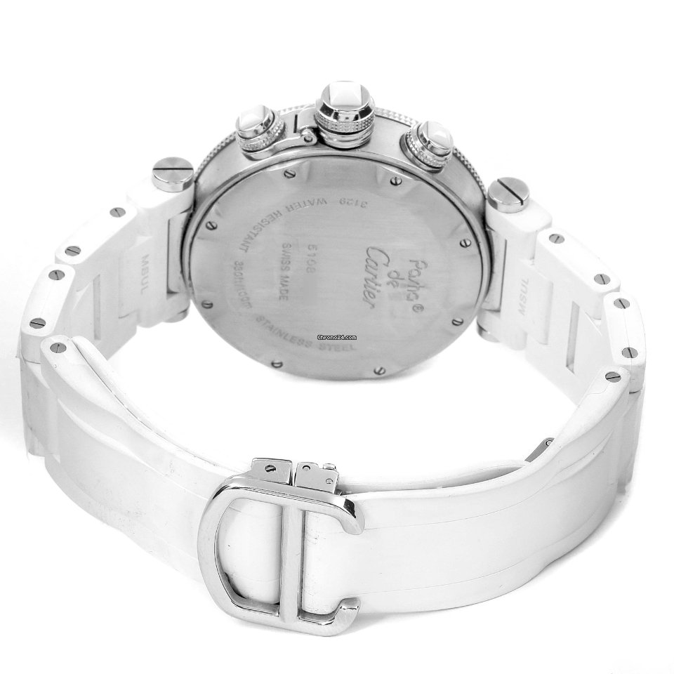 IMG_9081 Cartier Pasha Seatimer Mens watch Unisex Quartz Steel W3140005 Replica 8