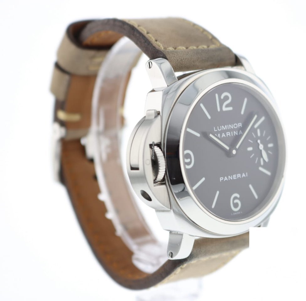 Panerai Luminor Marina Mens watch Unisex Manual winding Steel PAM 00115 Replica 8