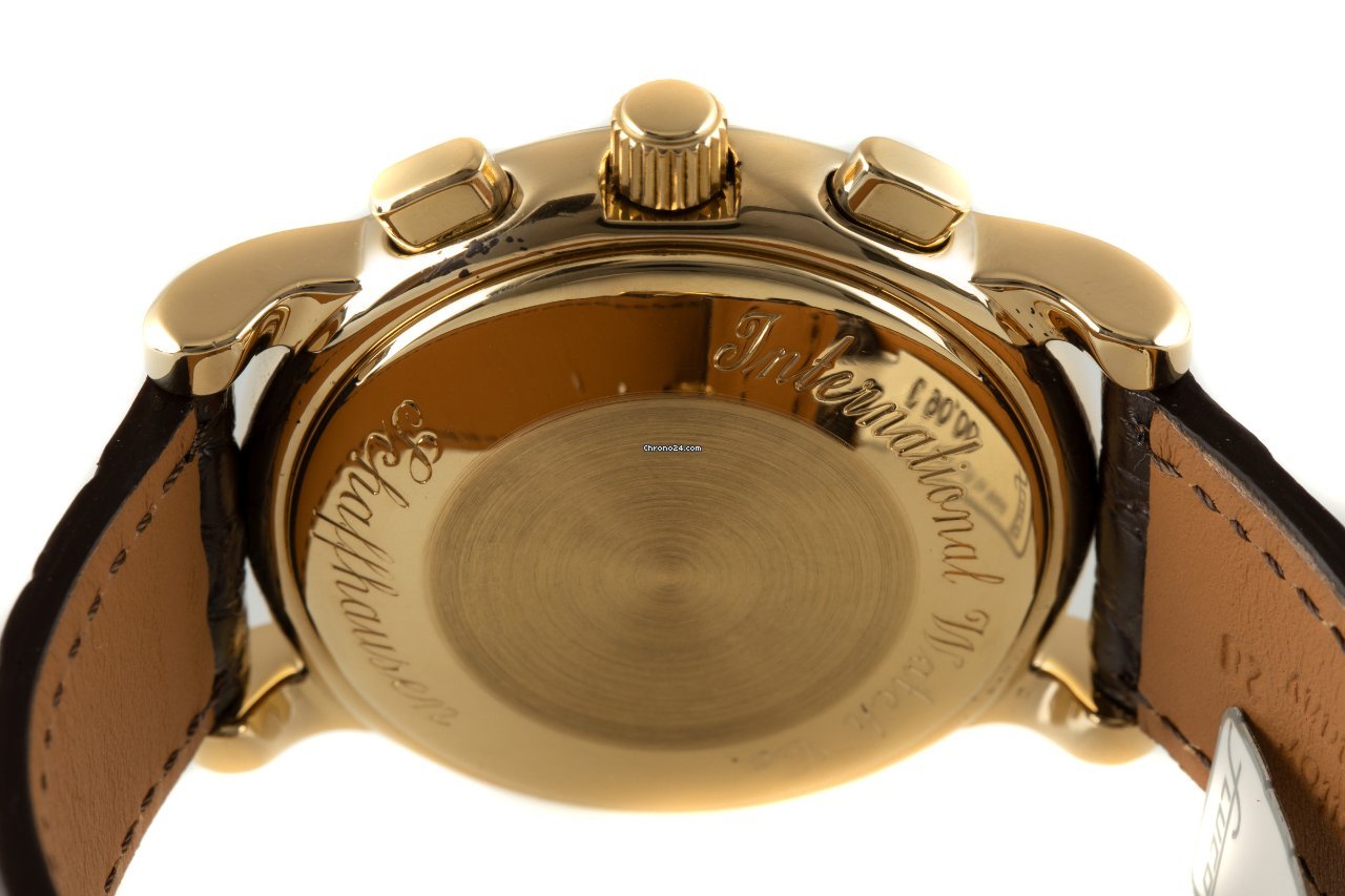 IMG_9081 IWC Mens watch Unisex Automatic Yellow gold 3703 Replica 8
