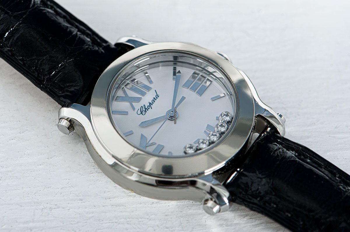 IMG_9081 Chopard Happy Sport Womens watch Quartz Steel 278509-3001 Replica 8
