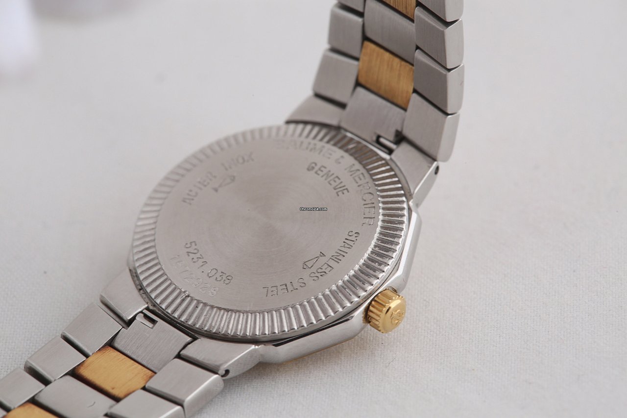 Baume & Mercier Riviera Womens watch Quartz Gold Steel Baume & Mercier 5231 Replica 8