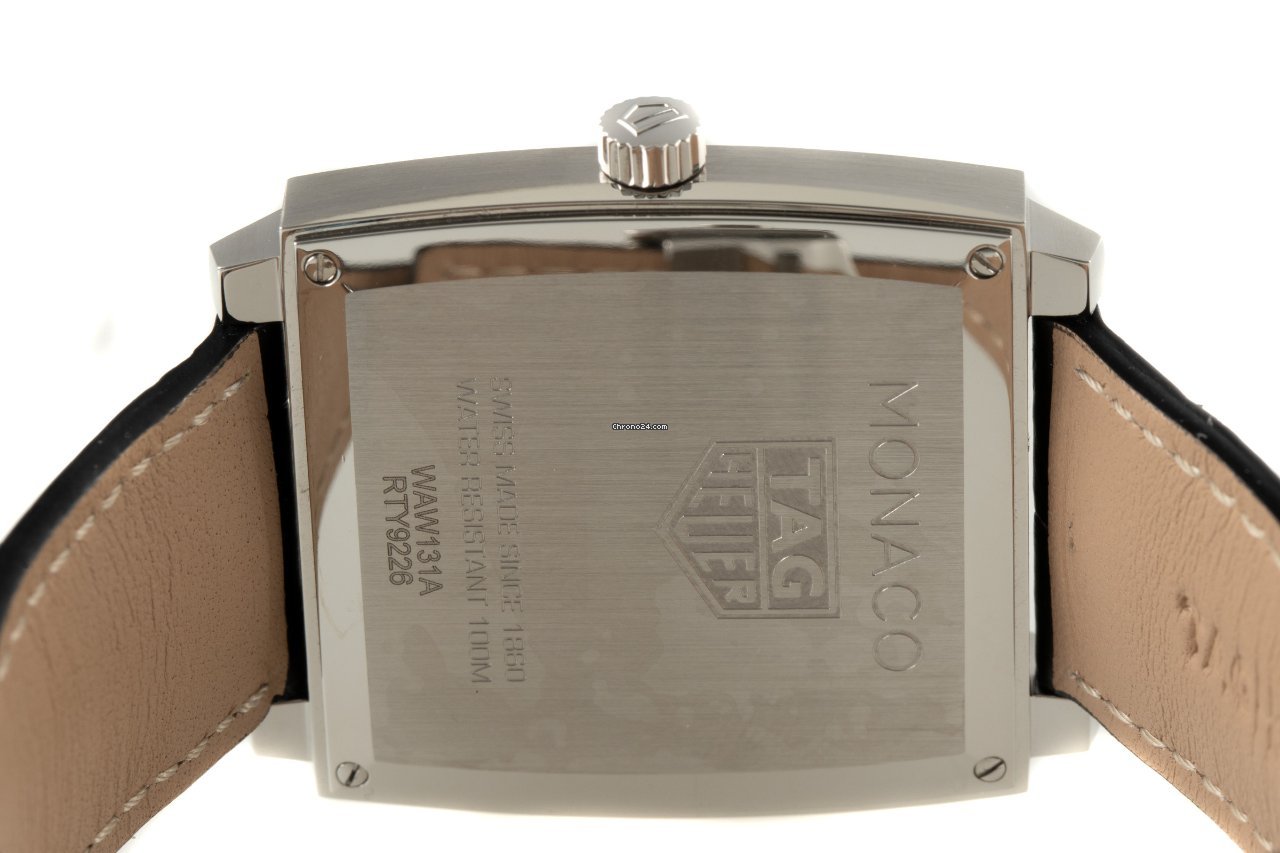 TAG Heuer Monaco Lady Mens watch Unisex Quartz Steel WAW131A Replica 8