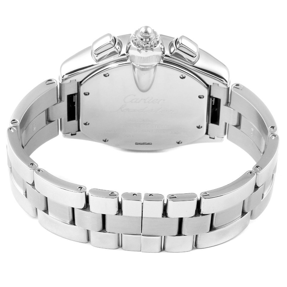 Cartier Roadster Mens watch Unisex Automatic Steel W62019X6 Replica 8
