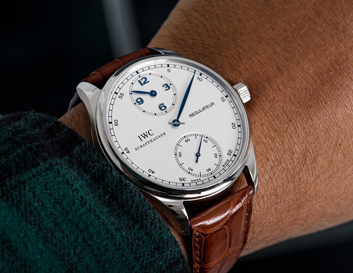 IMG_9081 IWC Portuguese Mens watch Unisex Manual winding Steel IW544401 Replica 8