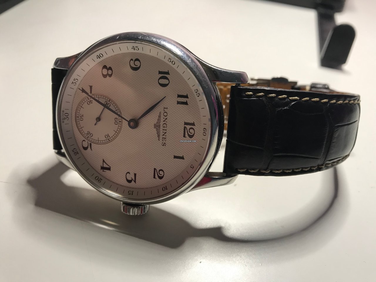 IMG_9081 Longines Master Collection Mens watch Unisex Manual winding Steel L2.640.4.78.3 Replica 8