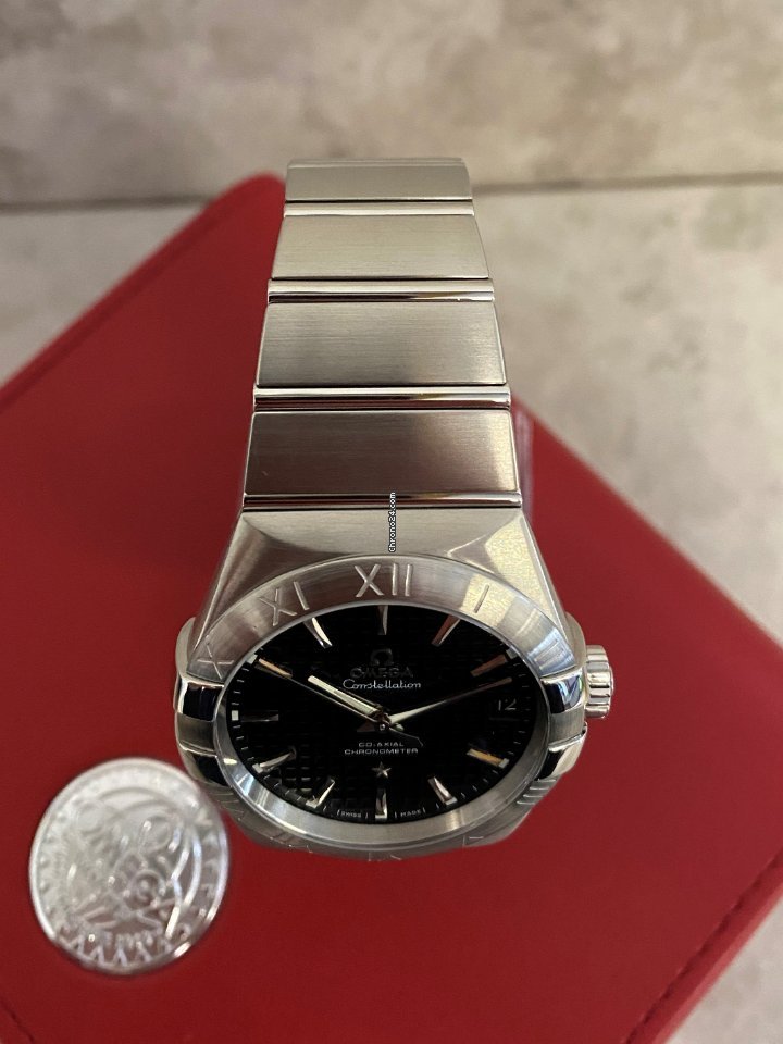 Omega Constellation Men Mens watch Unisex Automatic Steel 123.10.38.21.01.002 Replica 8