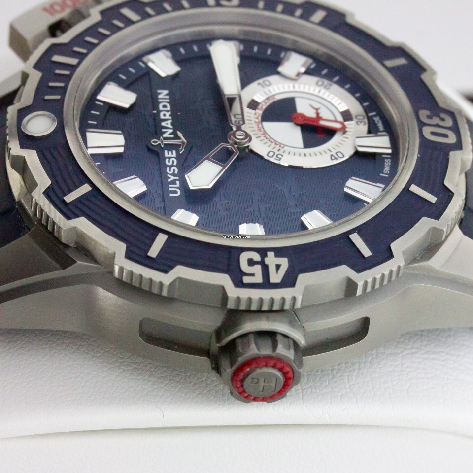 Ulysse Nardin Hammerhead Shark Mens watch Unisex Automatic Titanium 3203-500LE-3 93-HAMMER Replica 8