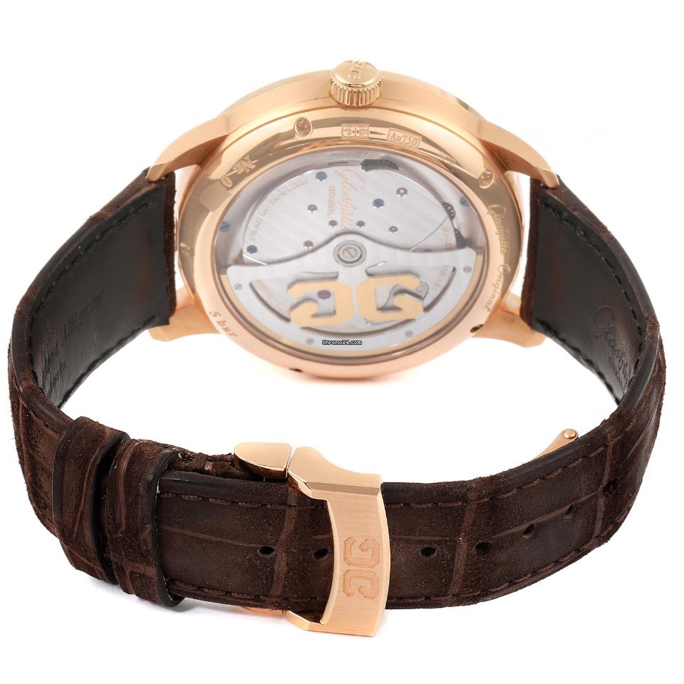 IMG_9081 Glashutte Original PanoMaticInverse Mens watch Unisex Automatic Rose gold 1-91-02-01-05-30 Replica 8