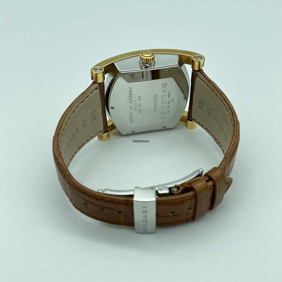 Bulgari Assioma Mens watch Unisex Automatic Gold Steel AA48C6SGLDCH Replica 8