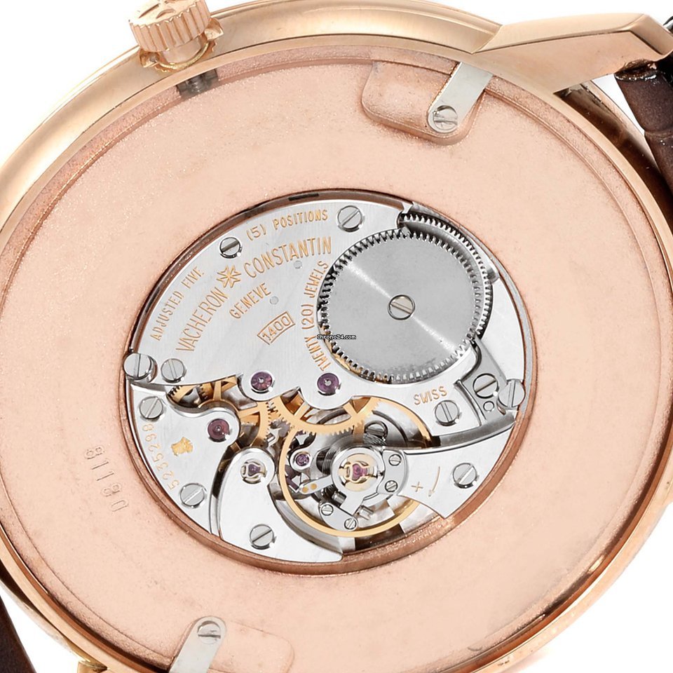 Vacheron Constantin Patrimony Mens watch Unisex Manual winding Rose gold 81180 Replica 8