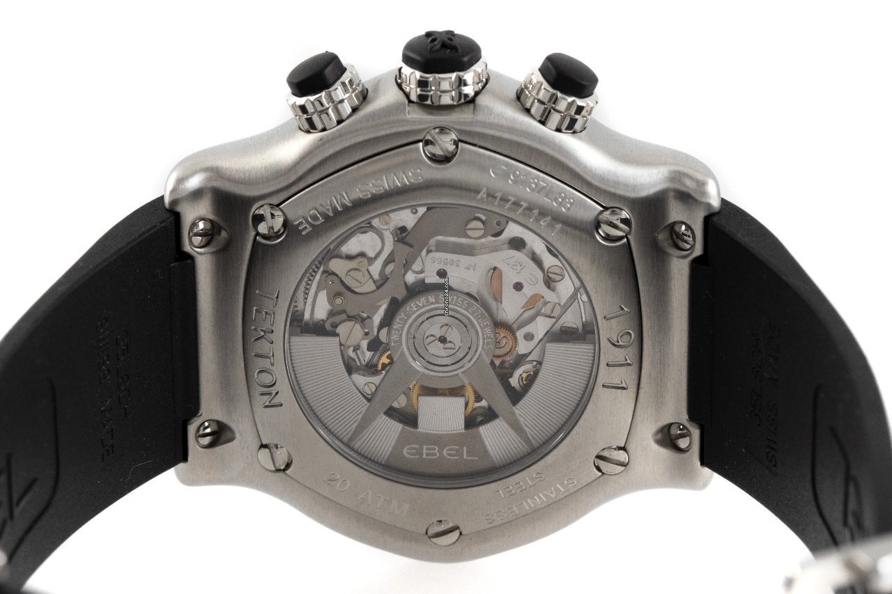 IMG_9081 Ebel 1911 Tekton Mens watch Unisex Automatic Steel E9137L83 Replica 8