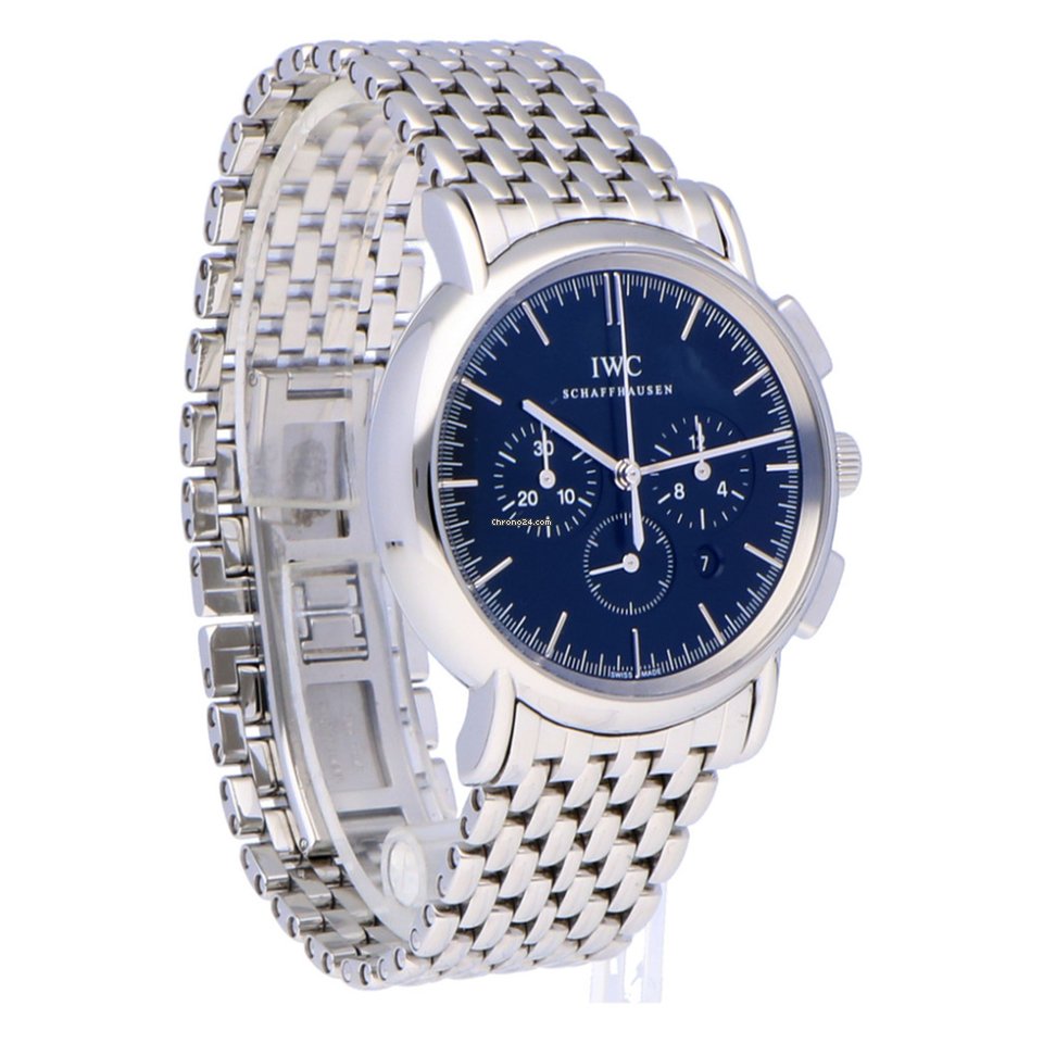 IMG_9081 IWC Portofino Chronograph Mens watch Unisex Automatic Steel IW372406 Replica 8