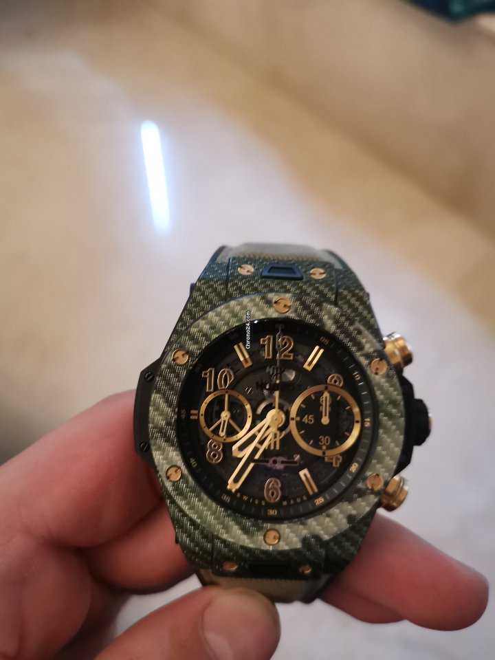 IMG_9081 Hublot Big Bang Unico Mens watch Unisex Automatic Carbon 411.YG.1198.NR.ITI16 Replica 8
