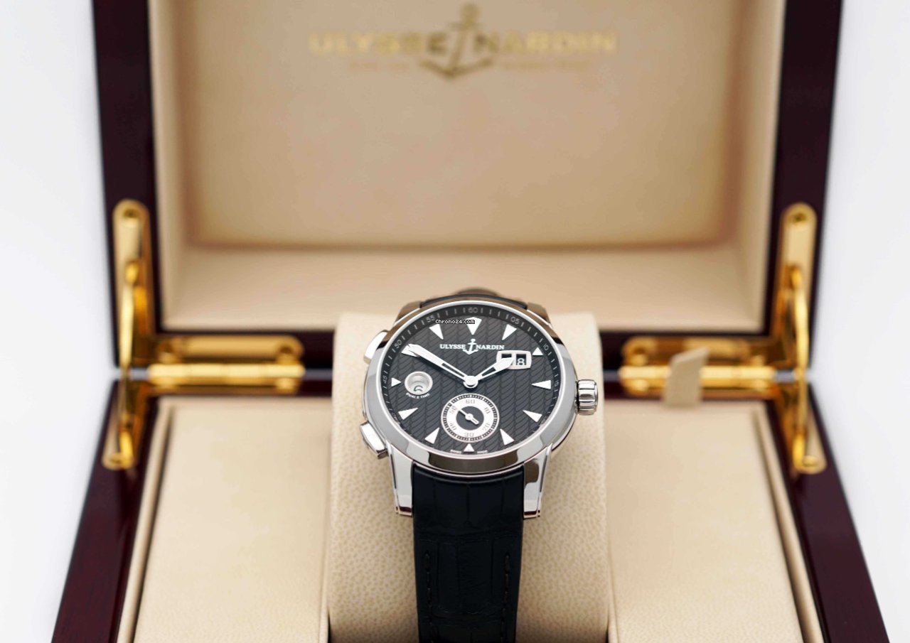 IMG_9081 Ulysse Nardin Dual Time Mens watch Unisex Automatic Steel U3343-126 91 Replica 8