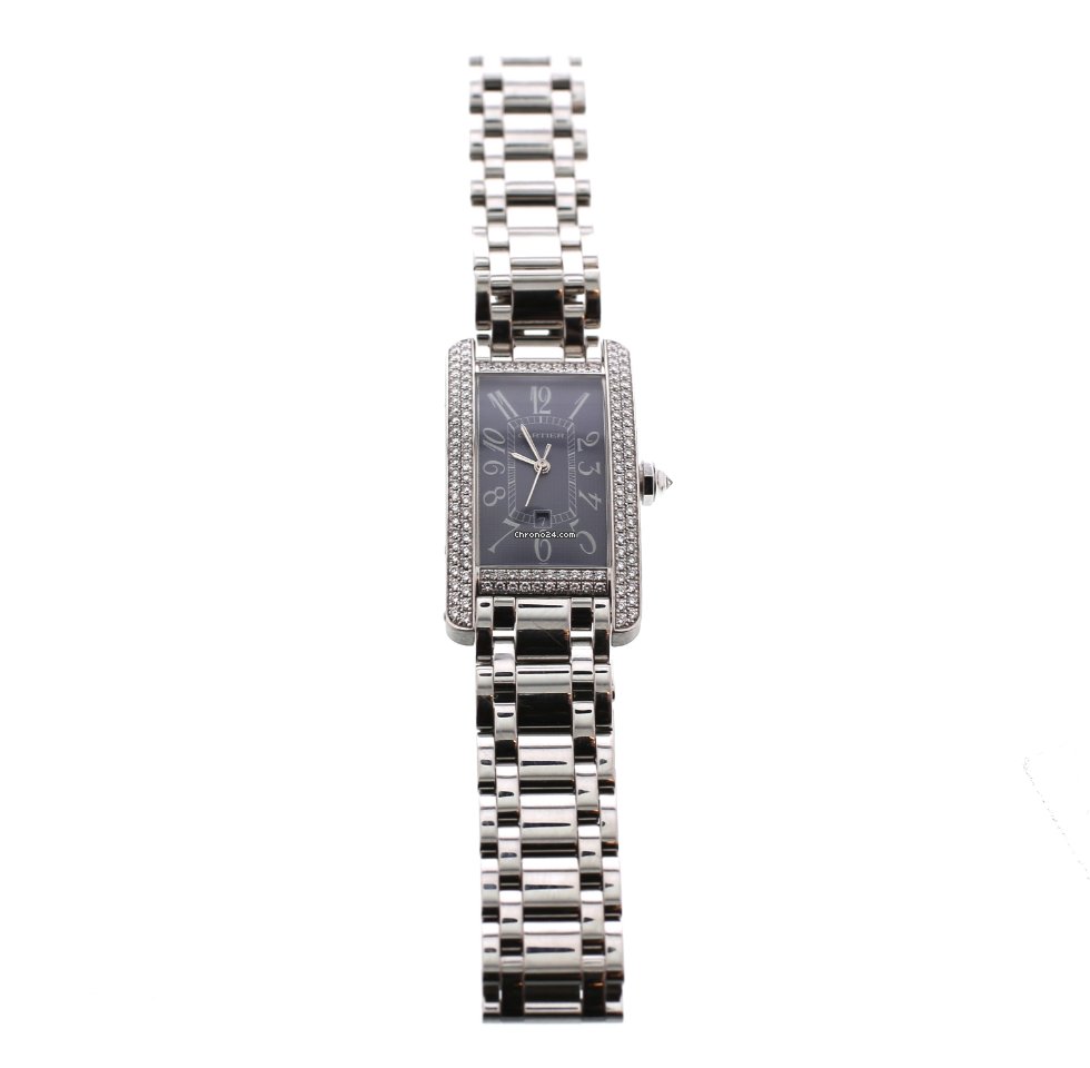 IMG_9081 Cartier Tank Americaine Womens watch Automatic White gold WB7045L1 Replica 8