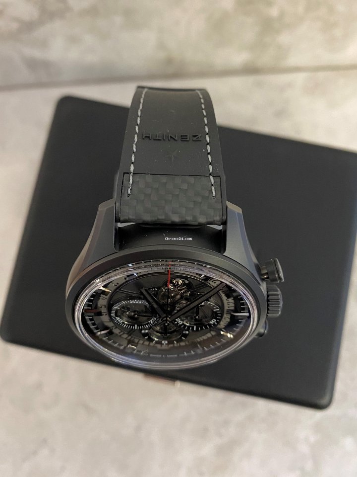 IMG_9081 Zenith El Primero Chronomaster Mens watch Unisex Automatic Ceramic 49.2520.400 98.R578 Replica 8