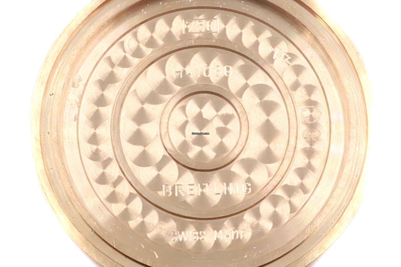 Breitling Montbrillant Mens watch Unisex Automatic Yellow gold H41030 Replica 8
