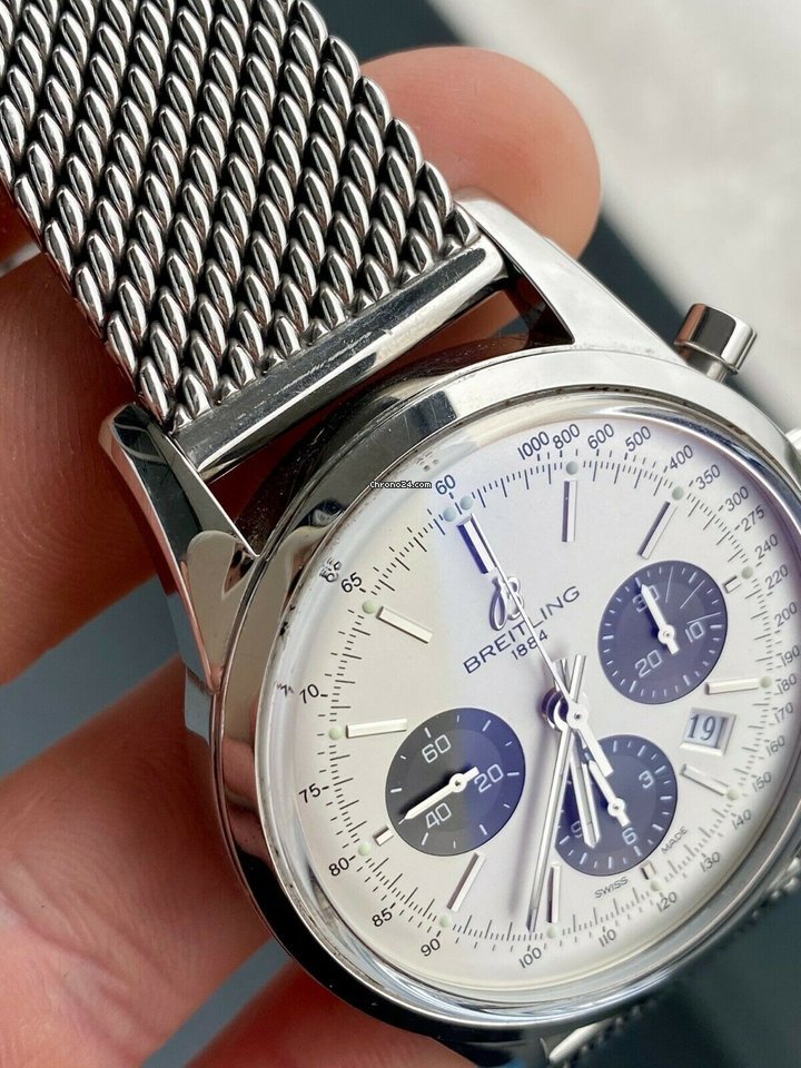 IMG_9081 Breitling Transocean Chronograph Automatic Steel AB015212 Replica 8
