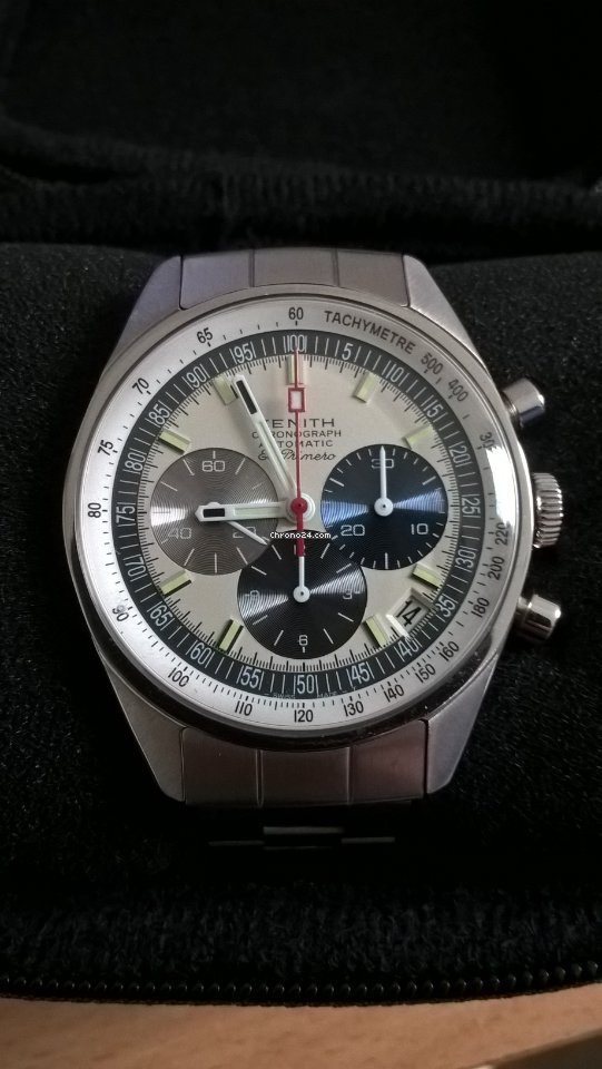 Zenith El Primero Mens watch Unisex Automatic Steel A386 Replica 8