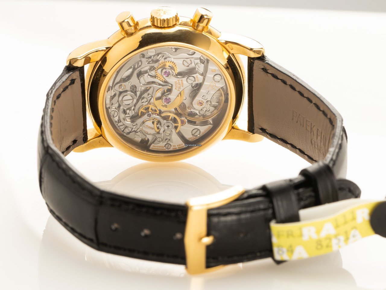 IMG_9081 Patek Philippe Perpetual Calendar Chronograph Mens watch Unisex Manual winding Yellow gold 3971 Replica 8