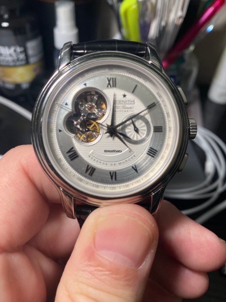 IMG_9081 Zenith El Primero Chronomaster Mens watch Unisex Automatic Steel 03.1260.4021 21.C505 Replica 8