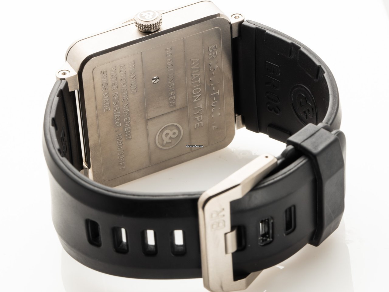 IMG_9081 Bell & Ross BR 03-51 GMT Mens watch Unisex Automatic Titanium BR03.51GMT Replica 8