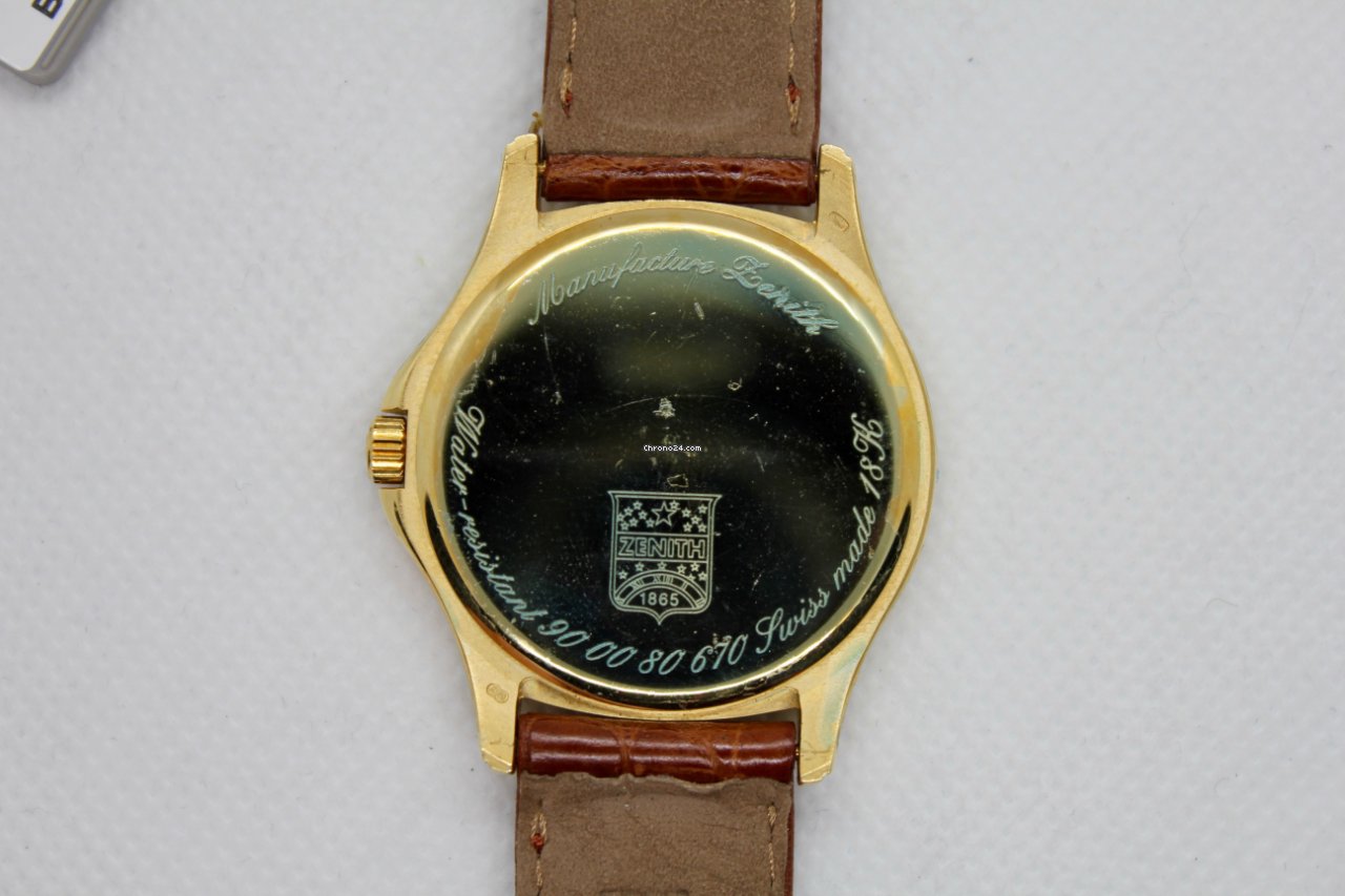 IMG_9081 Zenith Mens watch Unisex Automatic Yellow gold 90 .0086.670 Replica 8