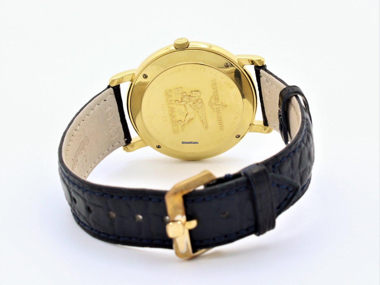 Ulysse Nardin San Marco Mens watch Unisex Automatic Yellow gold 117-22 Replica 8