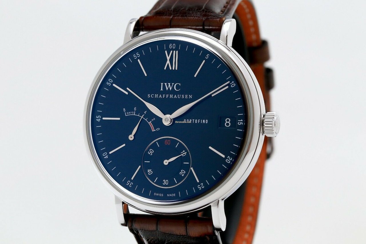 IWC Portofino Hand-Wound Mens watch Unisex Manual winding Steel IW510102 Replica 8