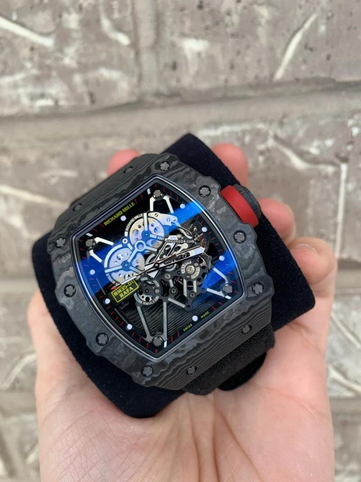 Richard Mille RM 035 Mens watch Unisex Manual winding Carbon RM35-01 Nadal Replica 8