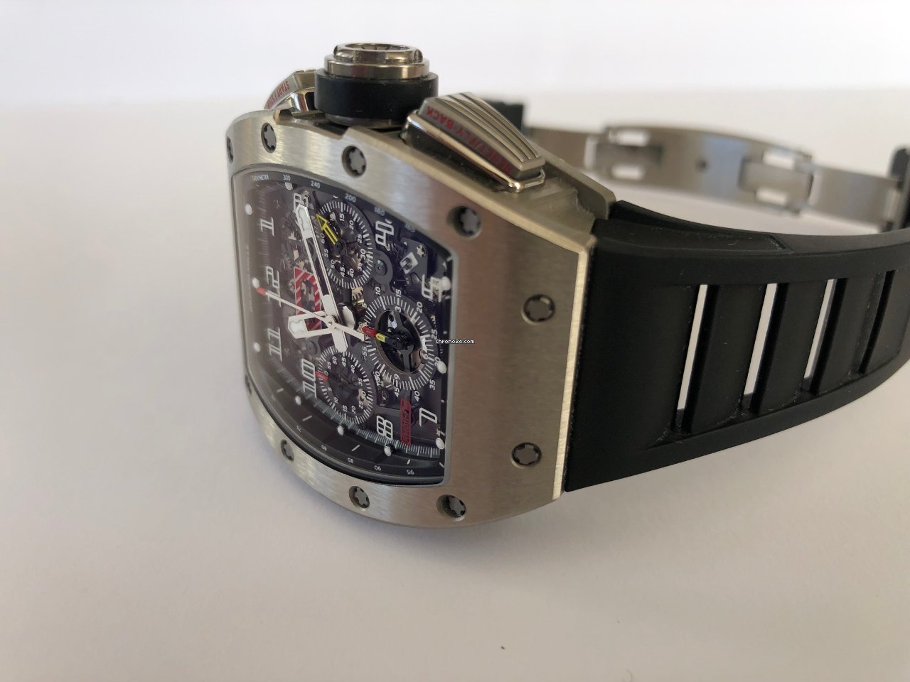 Richard Mille RM 011 Mens watch Unisex Automatic Titanium RM11 Chronograph Replica 8