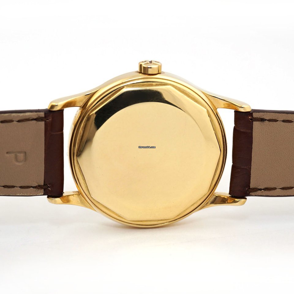 IMG_9081 Patek Philippe Calatrava Mens watch Unisex Automatic Yellow gold 3439 Replica 8