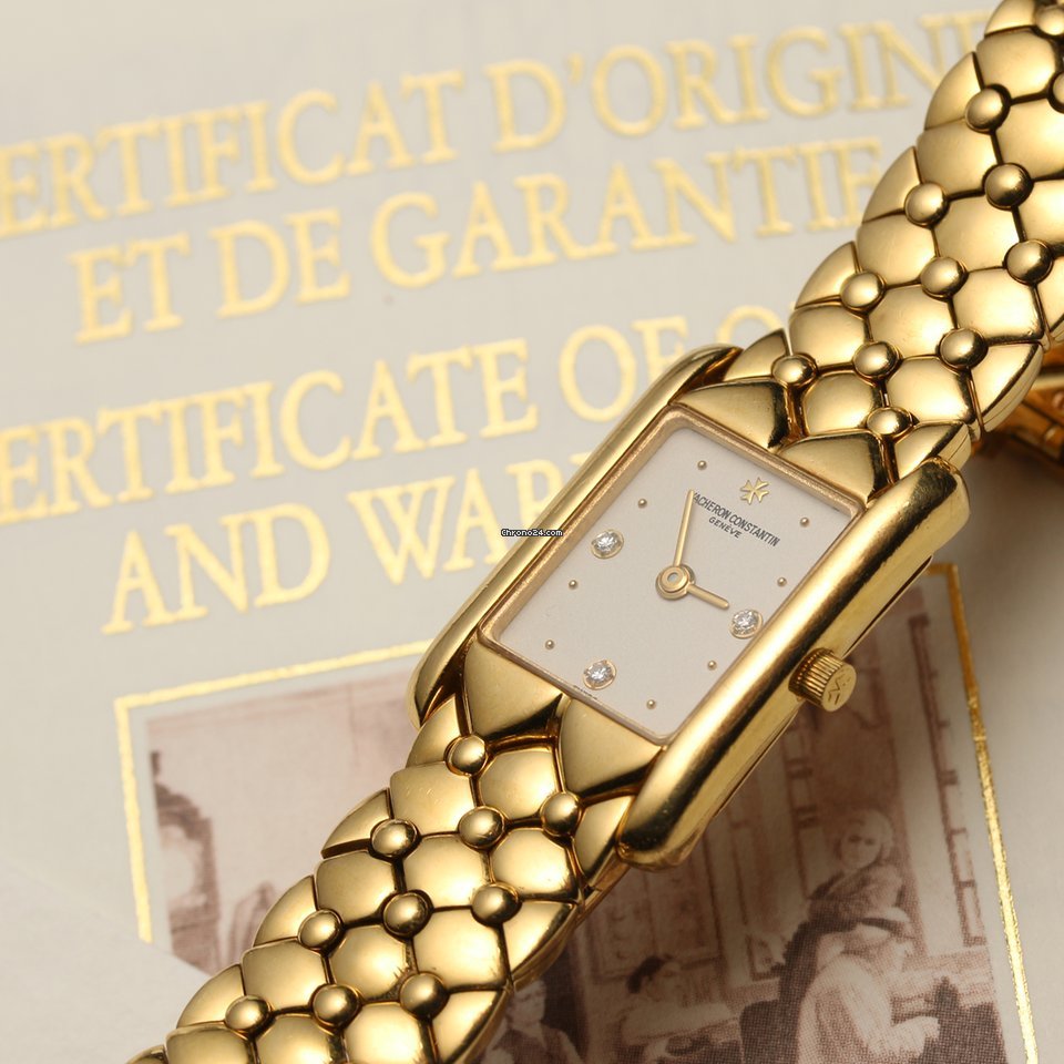 IMG_9081 Vacheron Constantin Womens watch Quartz Yellow gold 27021 150J-7 Replica 8
