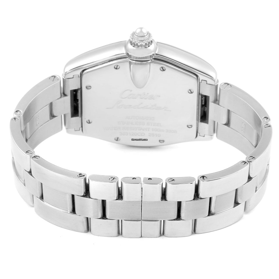 Cartier Roadster Mens watch Unisex Automatic Steel W62001V3 Replica 8