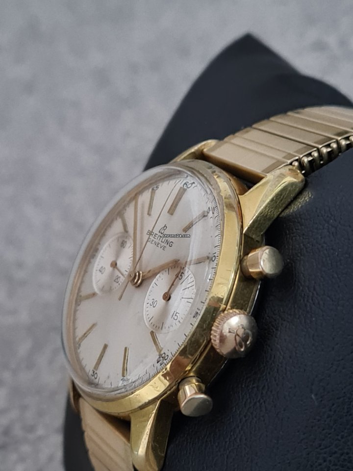 Breitling Mens watch Unisex Manual winding Gold Steel 1191 Replica 8