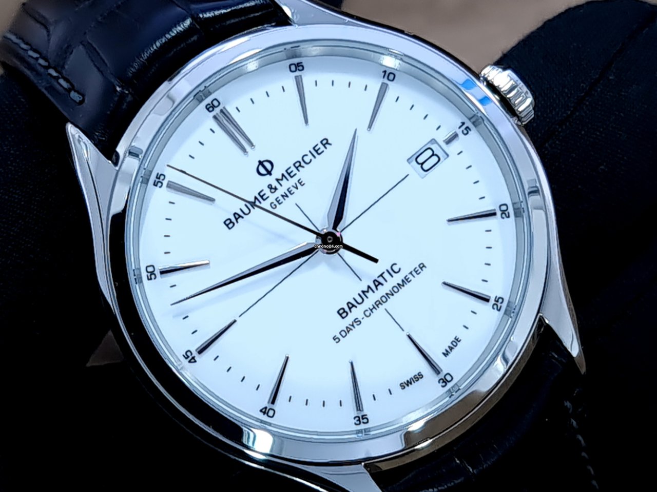 Baume & Mercier Clifton Mens watch Unisex Automatic Steel M0A10518 Replica 8