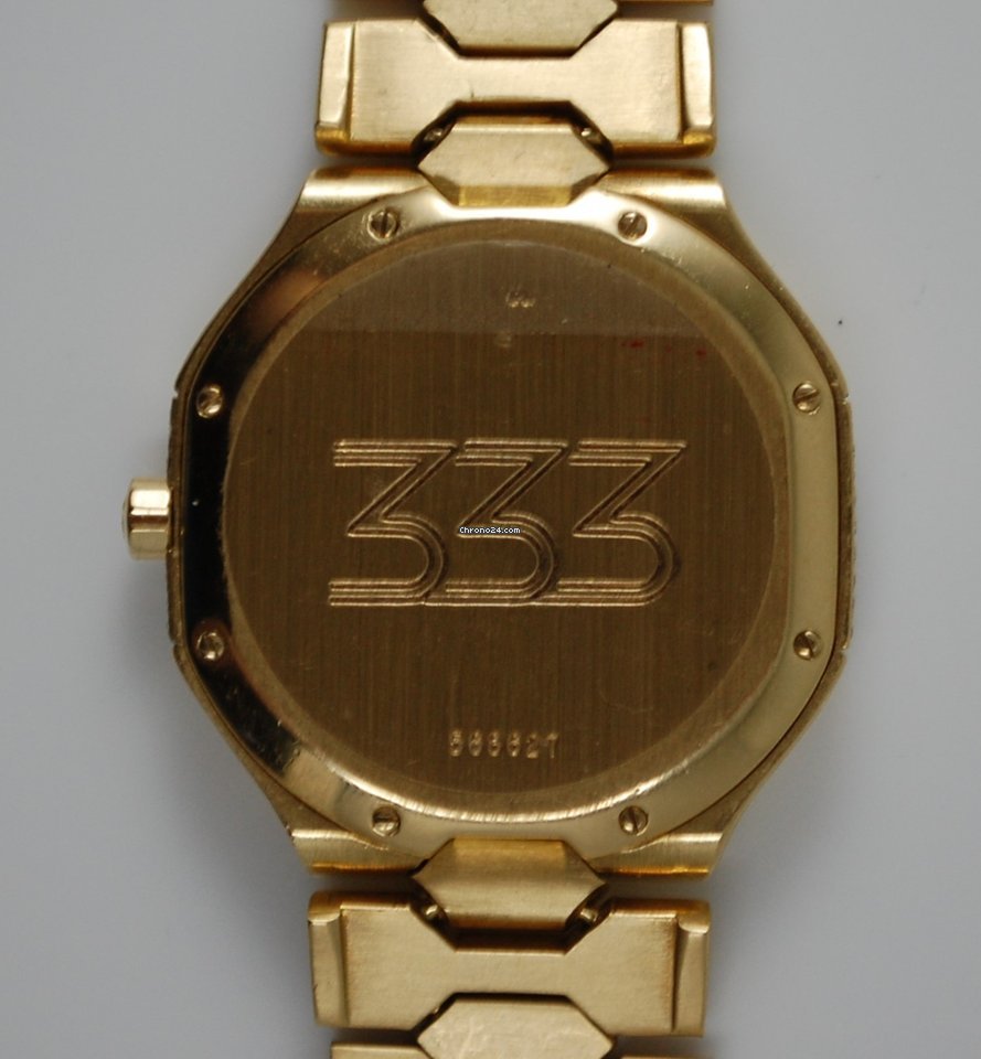 IMG_9081 Vacheron Constantin Mens watch Unisex Quartz Yellow gold 75901 Replica 8