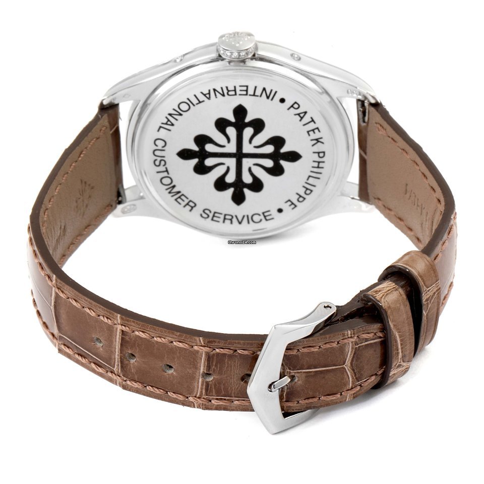 IMG_9081 Patek Philippe Annual Calendar Mens watch Unisex Automatic White gold 4936G - 001 Replica 8
