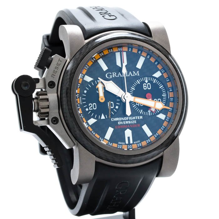 IMG_9081 Graham Chronofighter Oversize Mens watch Unisex Automatic Titanium 2OVATCO.B01A.K10B Replica 8