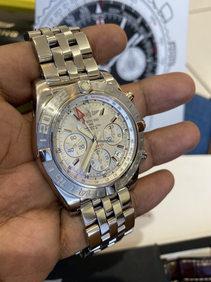 IMG_9081 Breitling Chronomat 44 GMT Mens watch Unisex Automatic Steel AB042011 G745 Replica 8