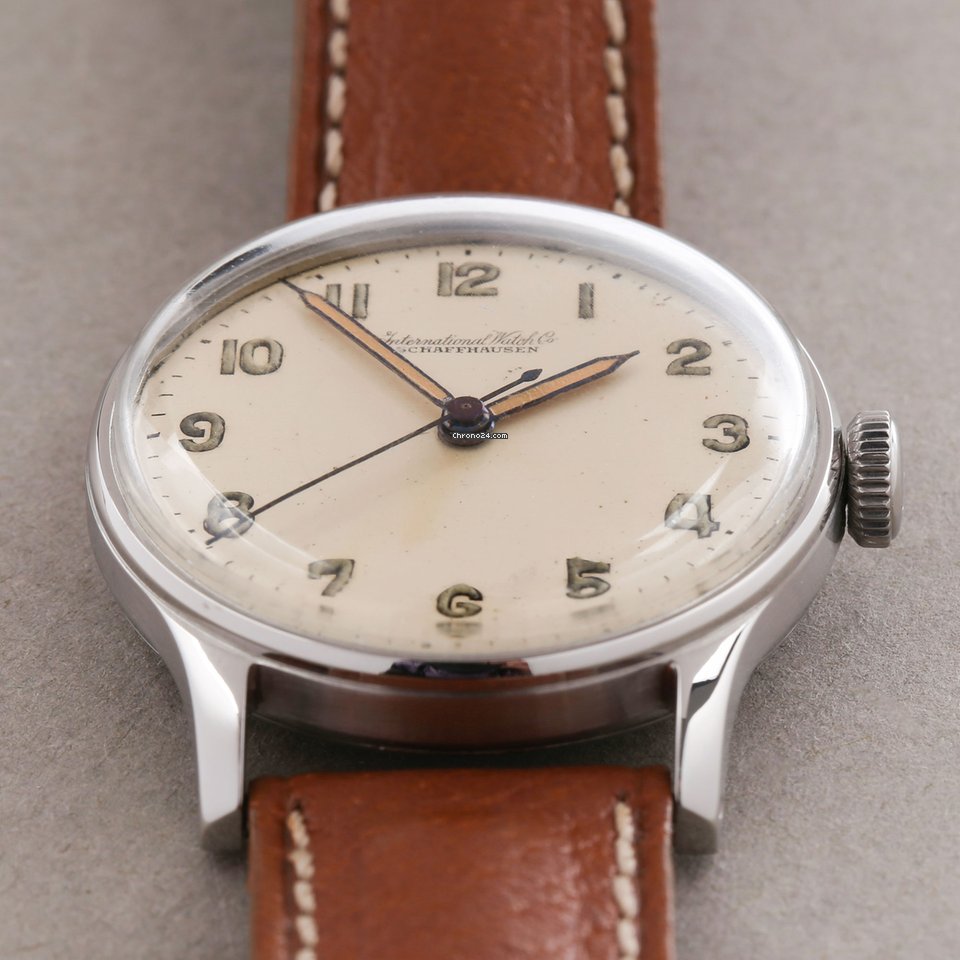IWC Mens watch Unisex Manual winding Steel C.89 Replica 8