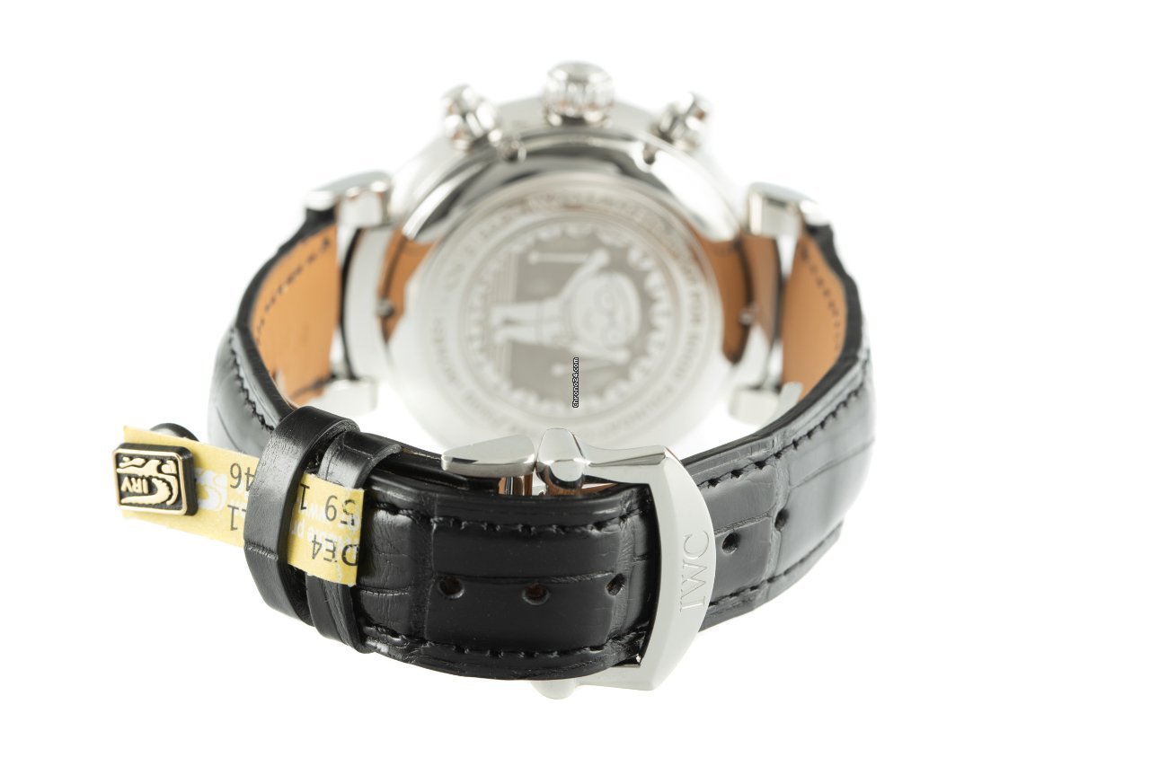 IWC Da Vinci Chronograph Mens watch Unisex Automatic Steel 3934-02 Replica 8