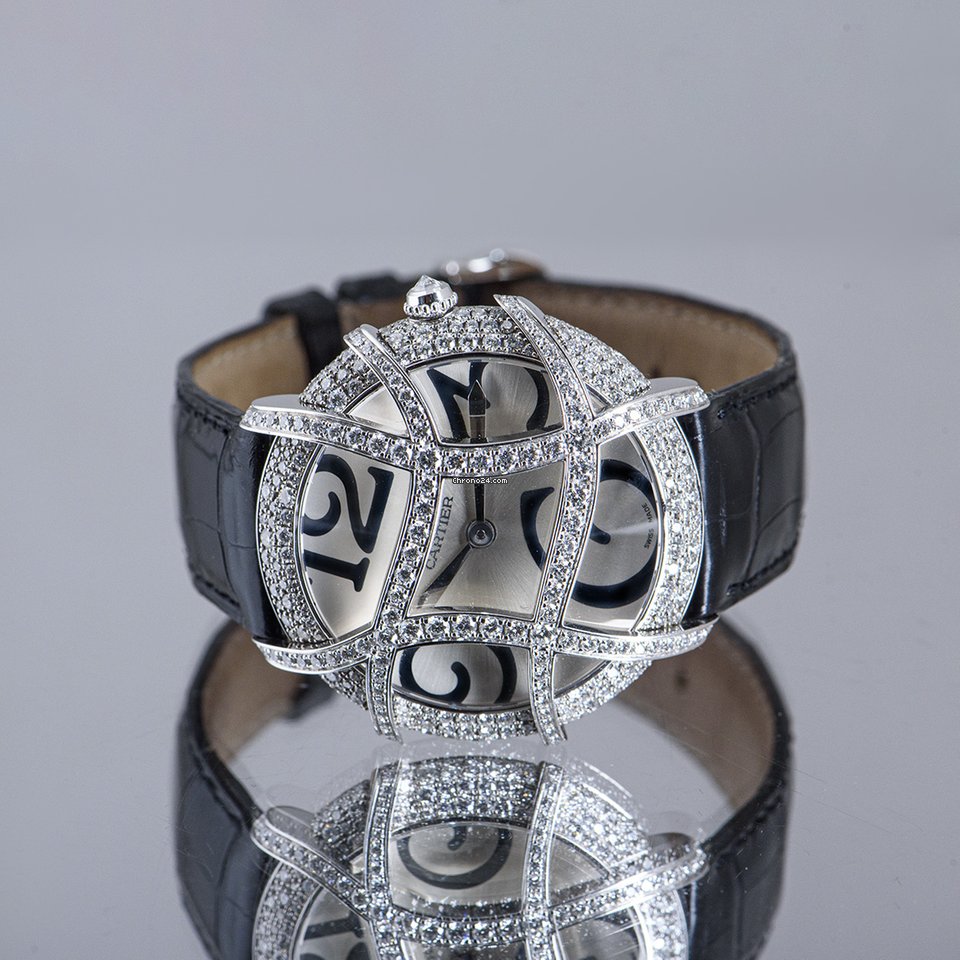 Cartier Womens watch Quartz White gold WJ304350 Replica 8